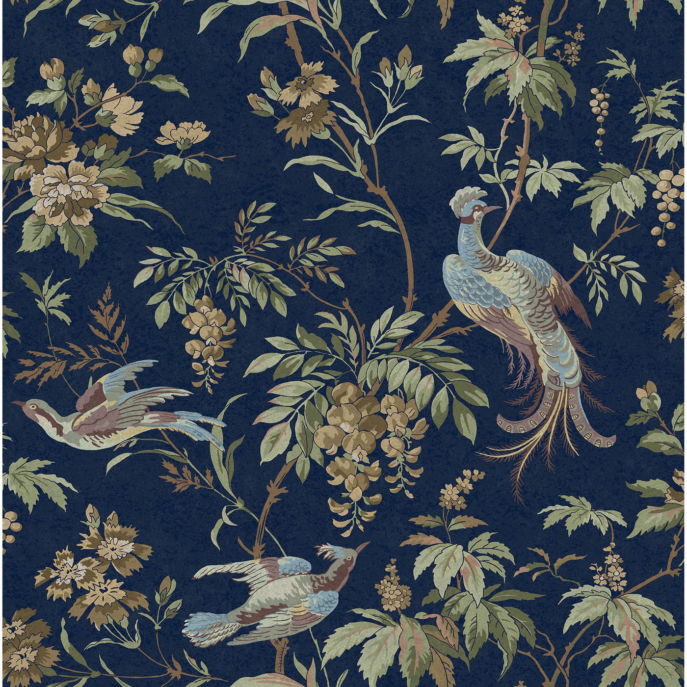 Laura Ashley Midnight Bird Classic Smooth Wallpaper - Image 3