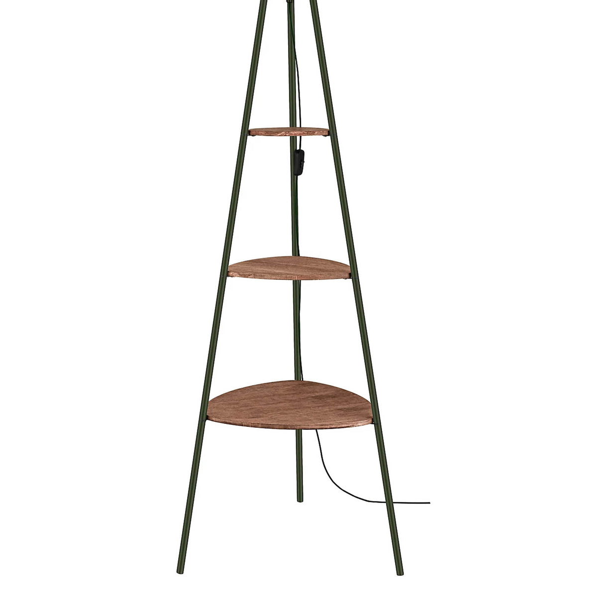 LED Floor Lamp Plain Neutral Green E27 Storage Shelf Living Room Bedroom 15W - Image 5
