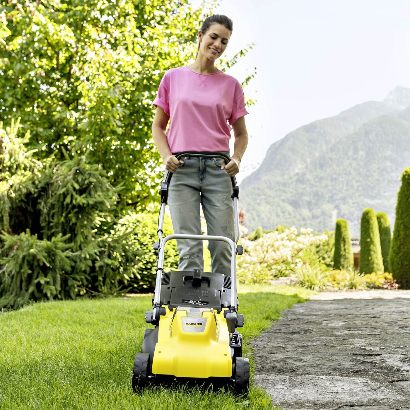 Karcher Lawnmower LMO 3-18 Cordless 18V 5Ah Li-Ion 34cm Garden Grass Cutter - Image 4