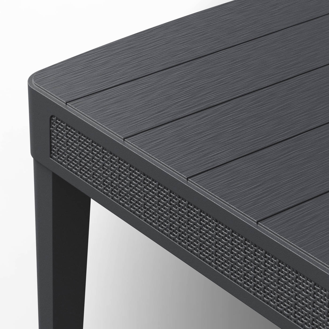 Garden Furniture Coffee Set 4 Seater Graphite Grey Armchairs Sofa Table Outdoor - Image 10