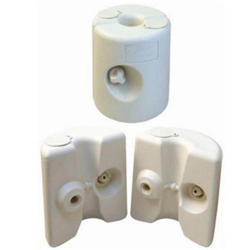Gazebo Party Tent Leg Weights Water Filled Outdoor Garden Anchor Stand Set Of 4 - Image 1