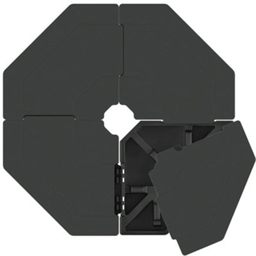 Cantilever Parasol Base 4 Piece Umbrella Weights Urban Grey Sand Water Fillable - Image 1
