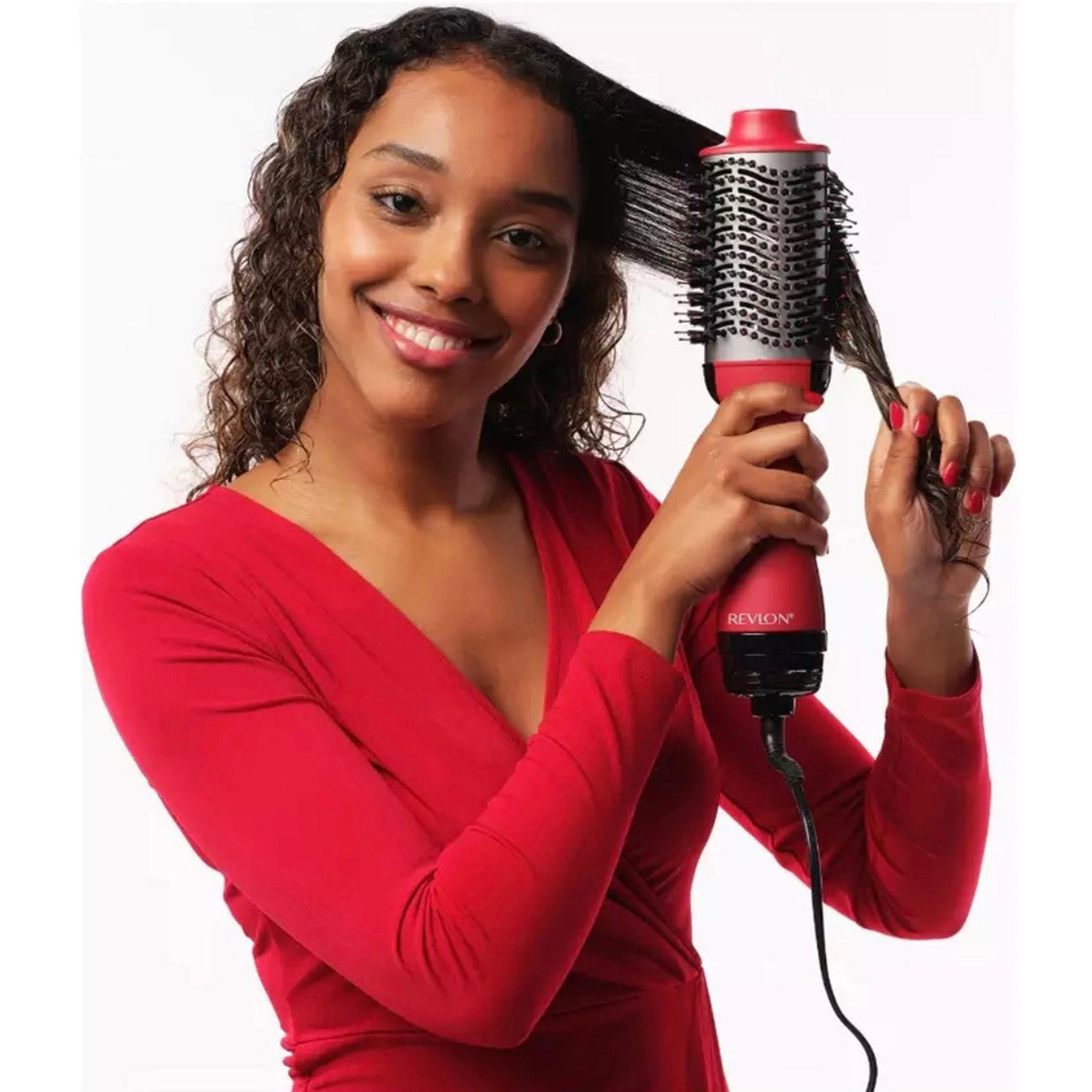 Revlon Hair Dryer Styler Styler Titanium One Step Volume Booster Round Brush - Image 4