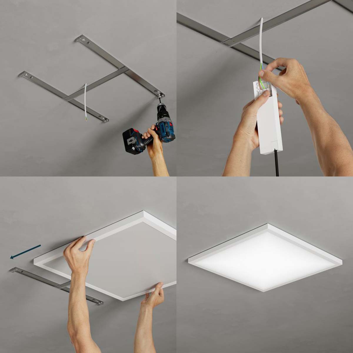 LAP Panel Light LED Square Variable White Remote-Controlled 600mm x 600mm - Image 5