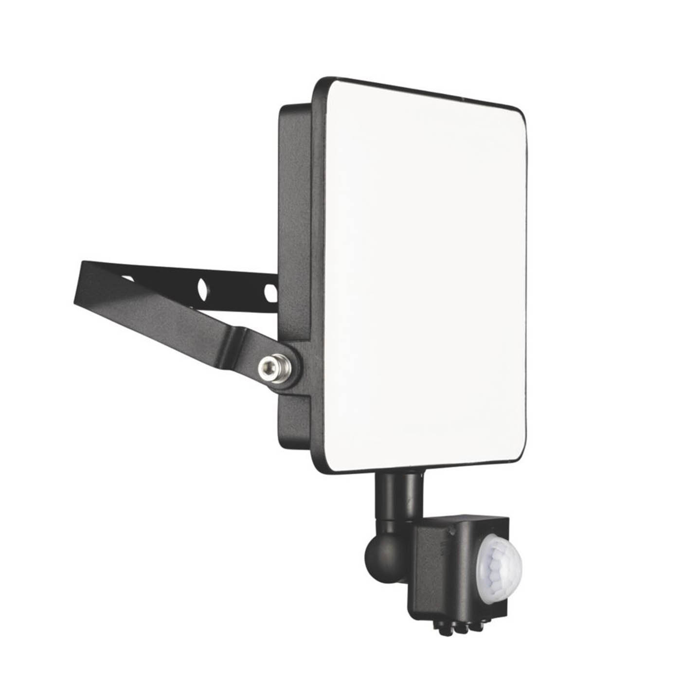 TCP Indoor & Outdoor LED Floodlight With PIR Sensor Black 50W 8000lm - Image 2