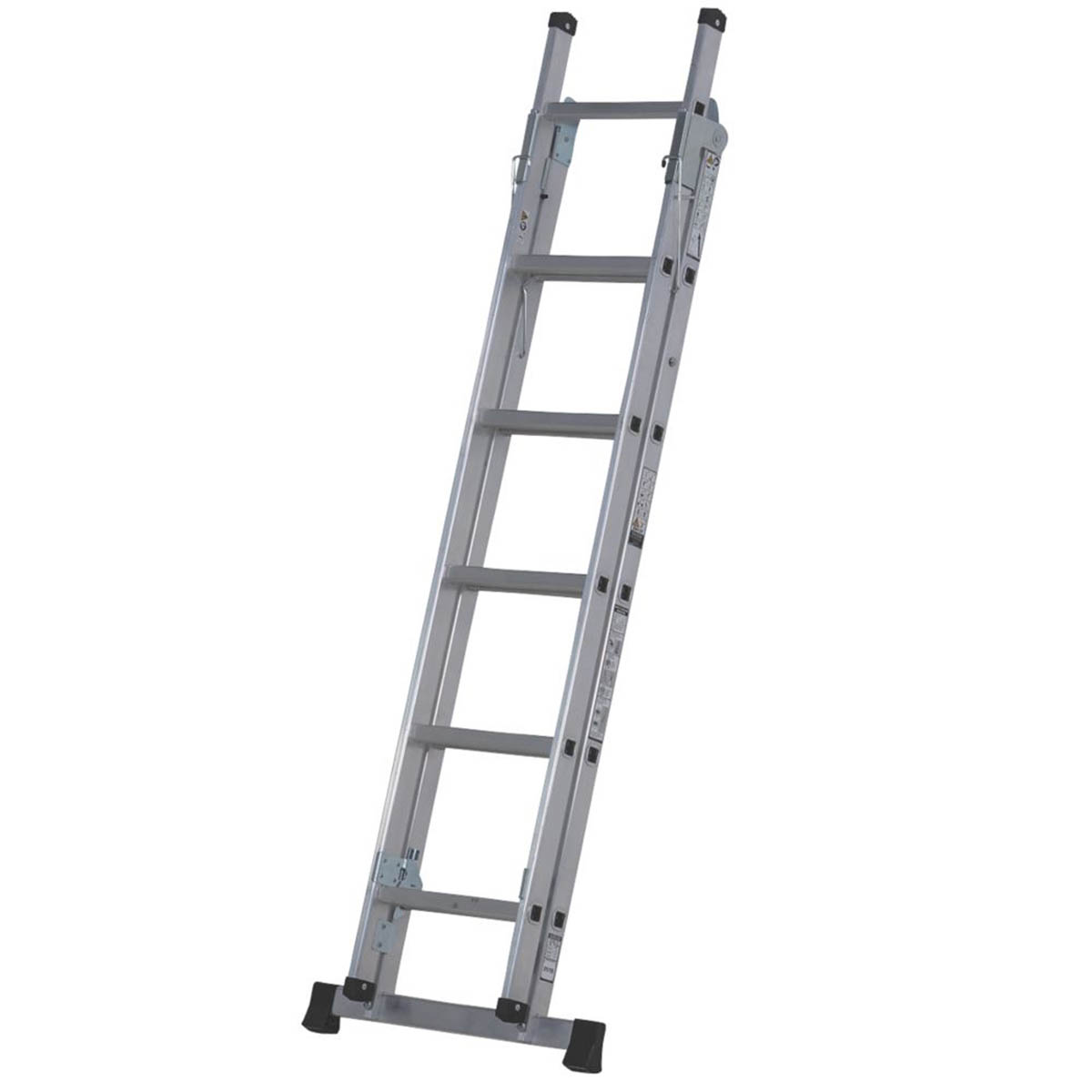 Werner Combination Ladder Aluminium 2.42m Stepladder 3 Positions Multi Purpose - Image 3