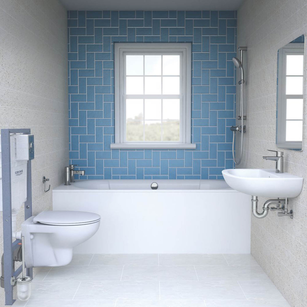 Grohe Wall-Hung Toilet Support Frame for Solido 3-in-1 Dual-Flush 1130mm - Image 3