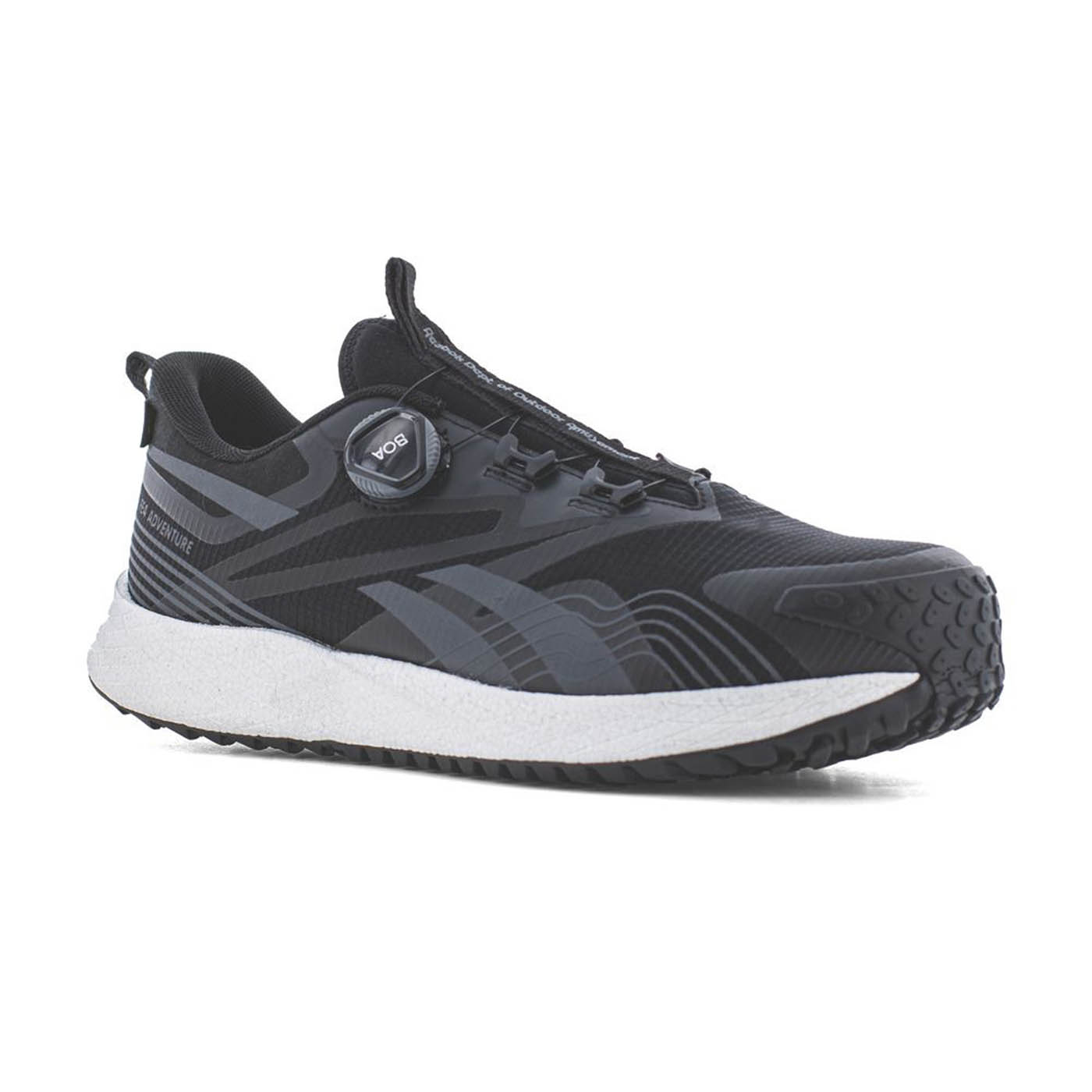 Reebok FE4 Adventure BOA Size 10 Black / Grey Safety Trainers - Image 1
