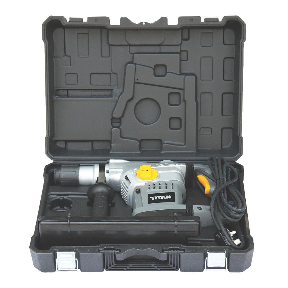 Titan Electric Hammer Drill SDS Max Drill TTB571SDS Brushed 1250W 230-240V - Image 3