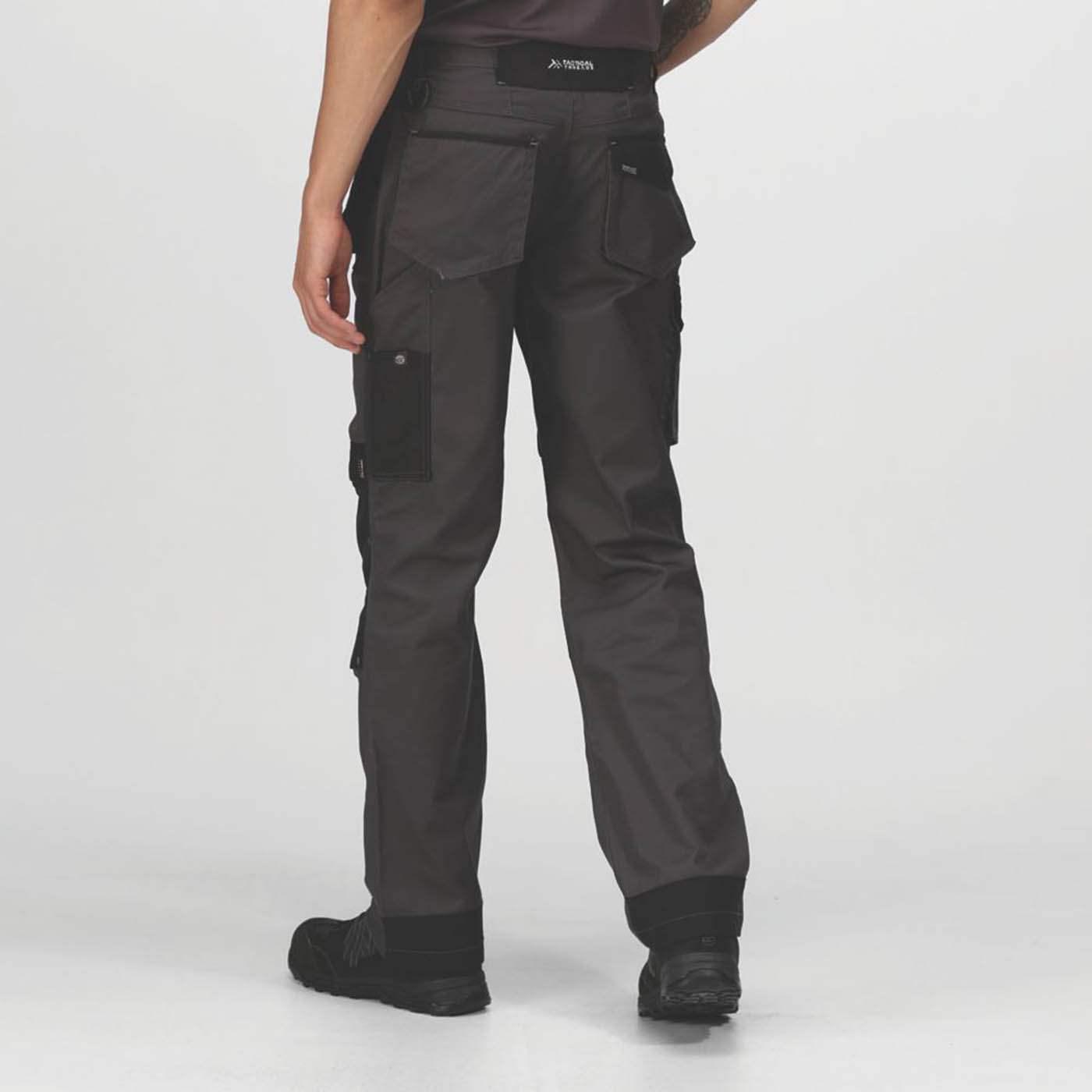 Regatta Work Trousers Mens Classic Fit Incursion Grey Multi Pockets 34W 29L - Image 4