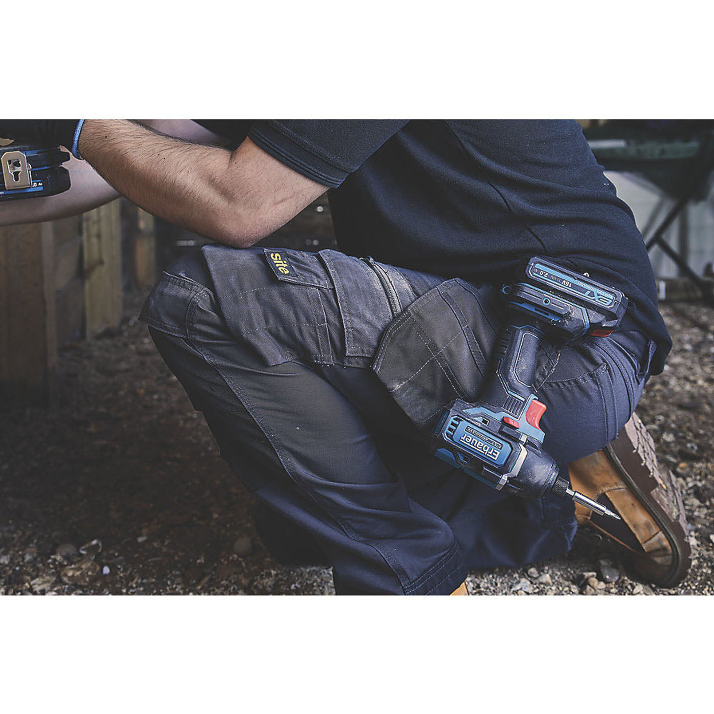 Erbauer Combi Drill Impact Driver Kit Cordless 18V 2x5.0Ah ECD18-Li-2/EID18-Li - Image 5