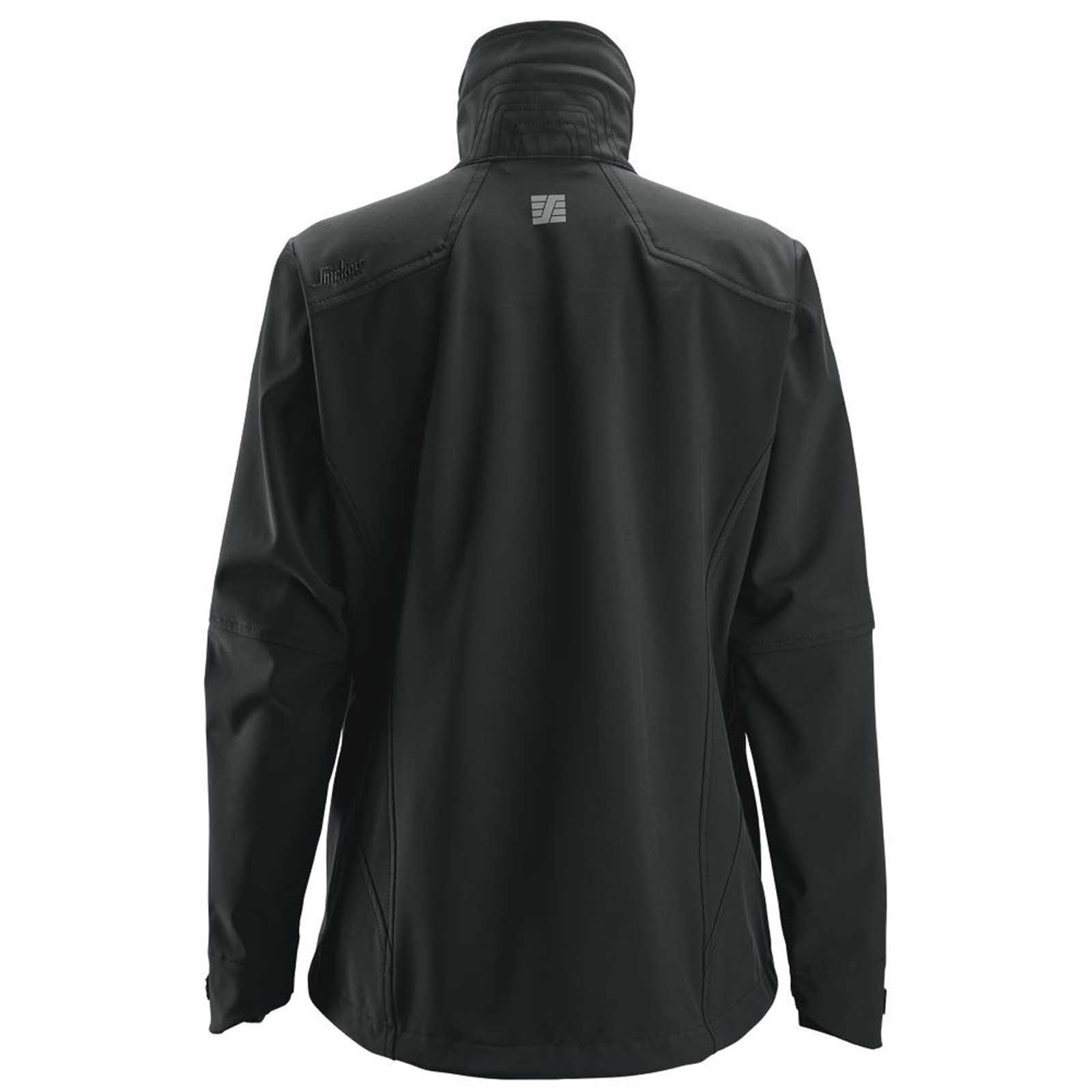 Snickers Work Softshell Jacket Womens Black Windproof Breathable Size 16-18 - Image 2