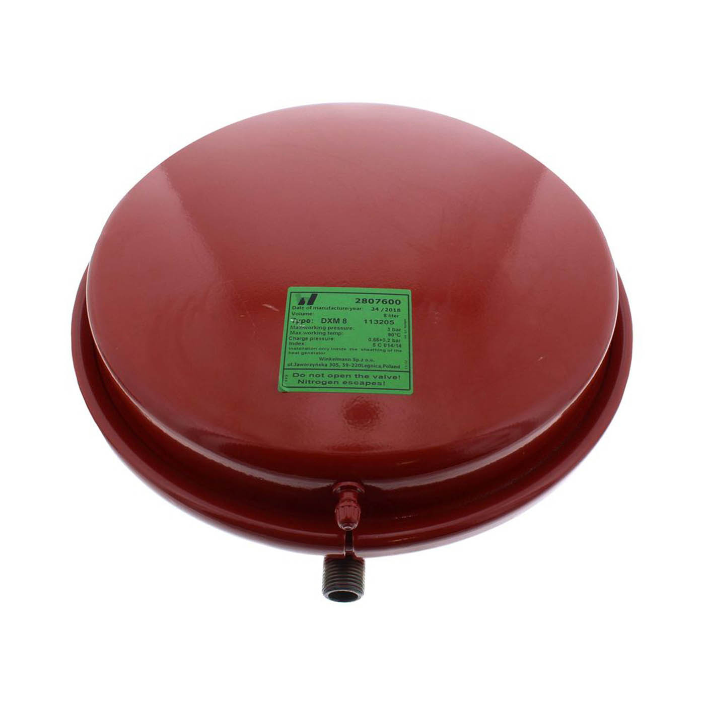 Ideal Heating Expansion Vessel Kit 113205 8Ltr S/S Domestic Boiler Spare Part - Image 2