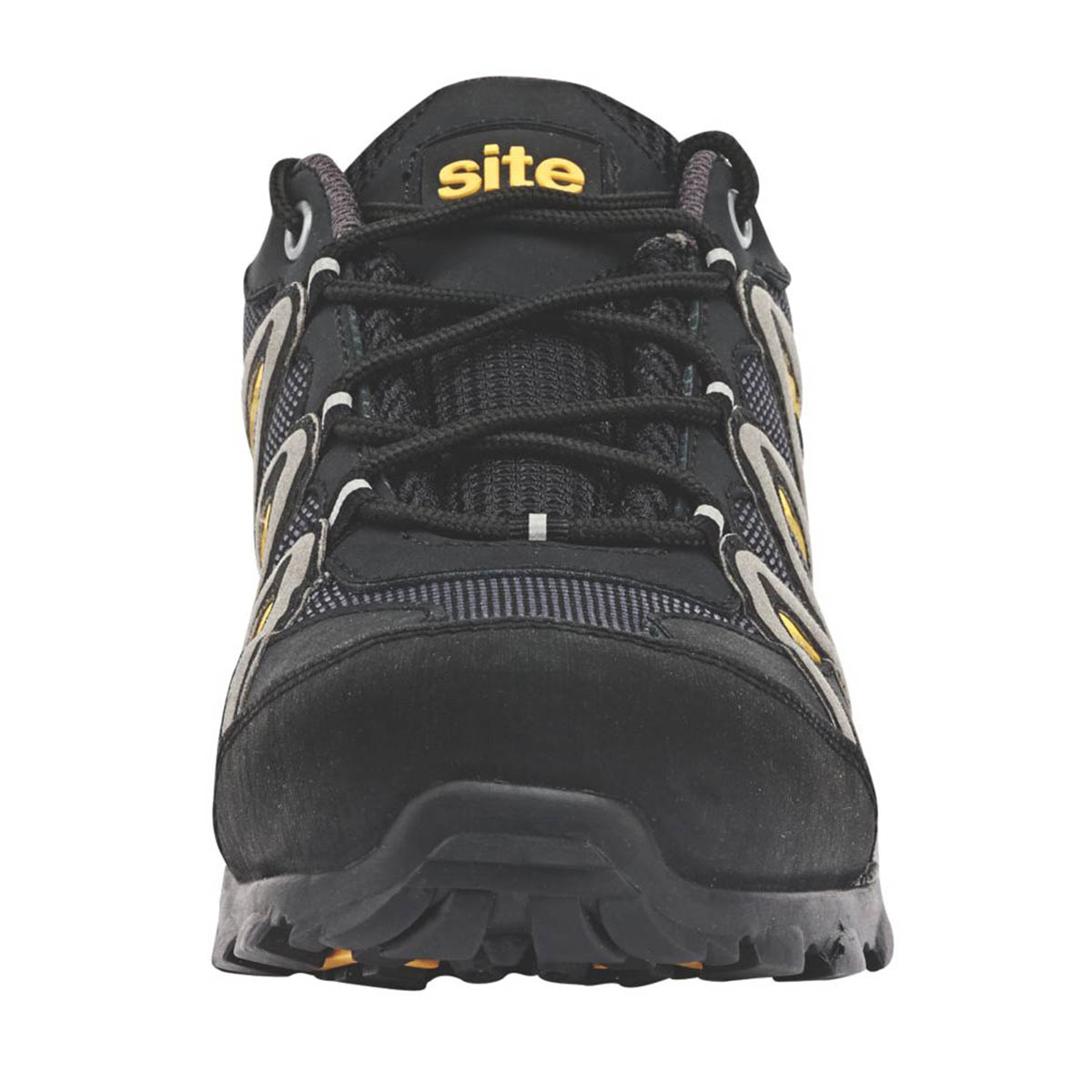 Site Mens Safety Trainers Mercury Black Steel Toe Leather Lightweight Size 11 - Image 5