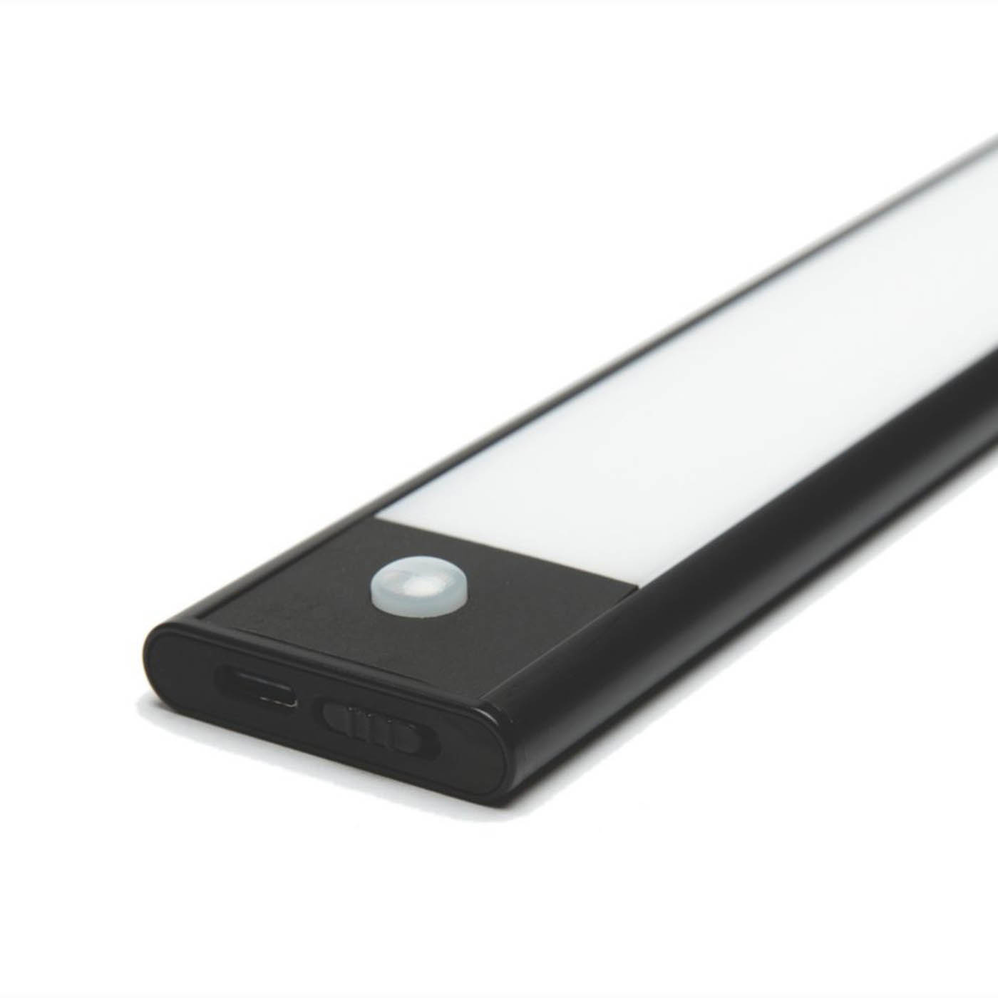VEW Cabinet Light Bar LED PIR Sensor Slim Black Rechargeable Battery 750mm - Image 3