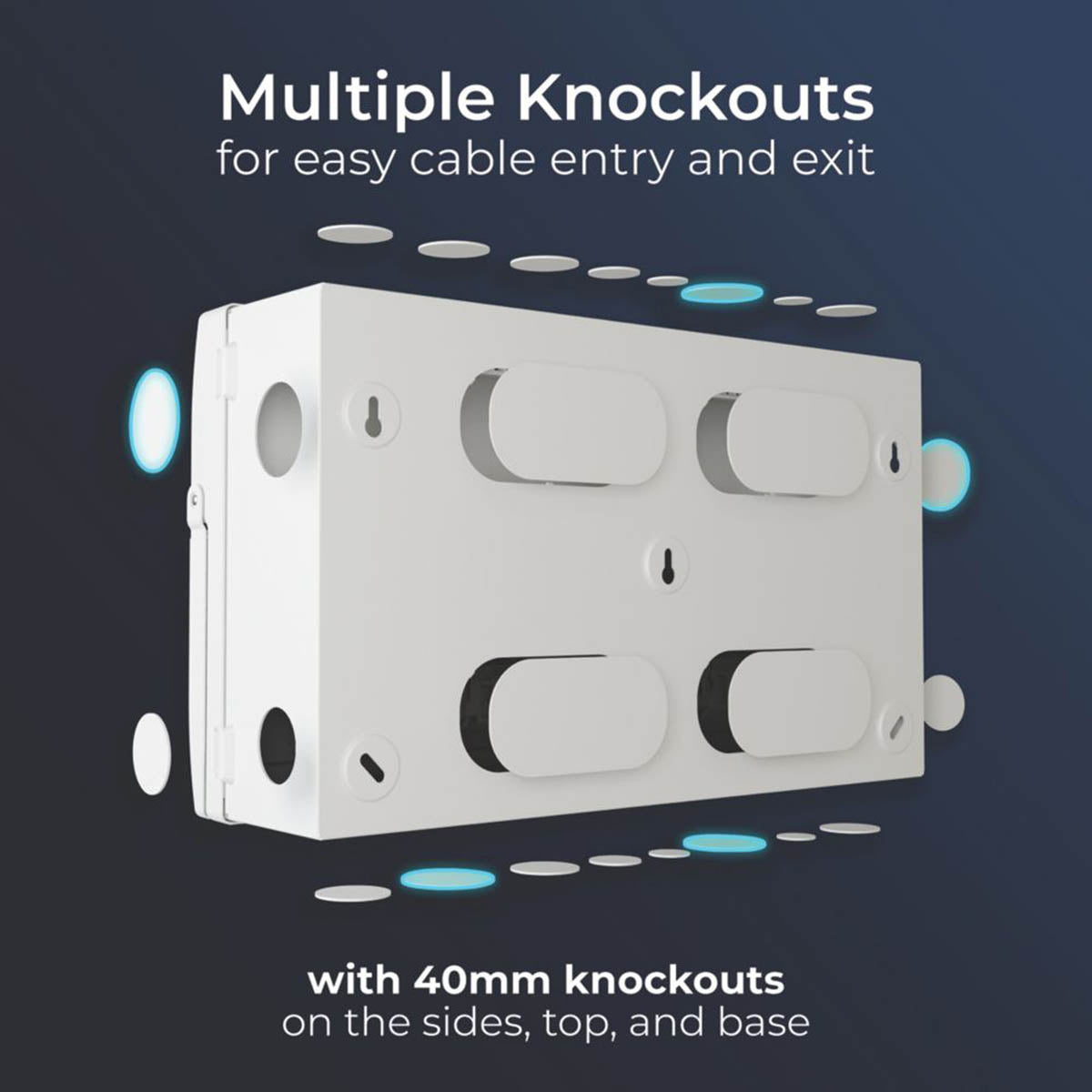 British General Consumer Unit SPD 13-Module 13-Way Part-Populated Main Switch - Image 5