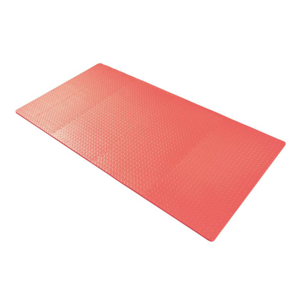 Interlocking Floor Tiles Red Anti Slip Heavy Duty Garage 60x60cm Pack Of 8 - Image 3