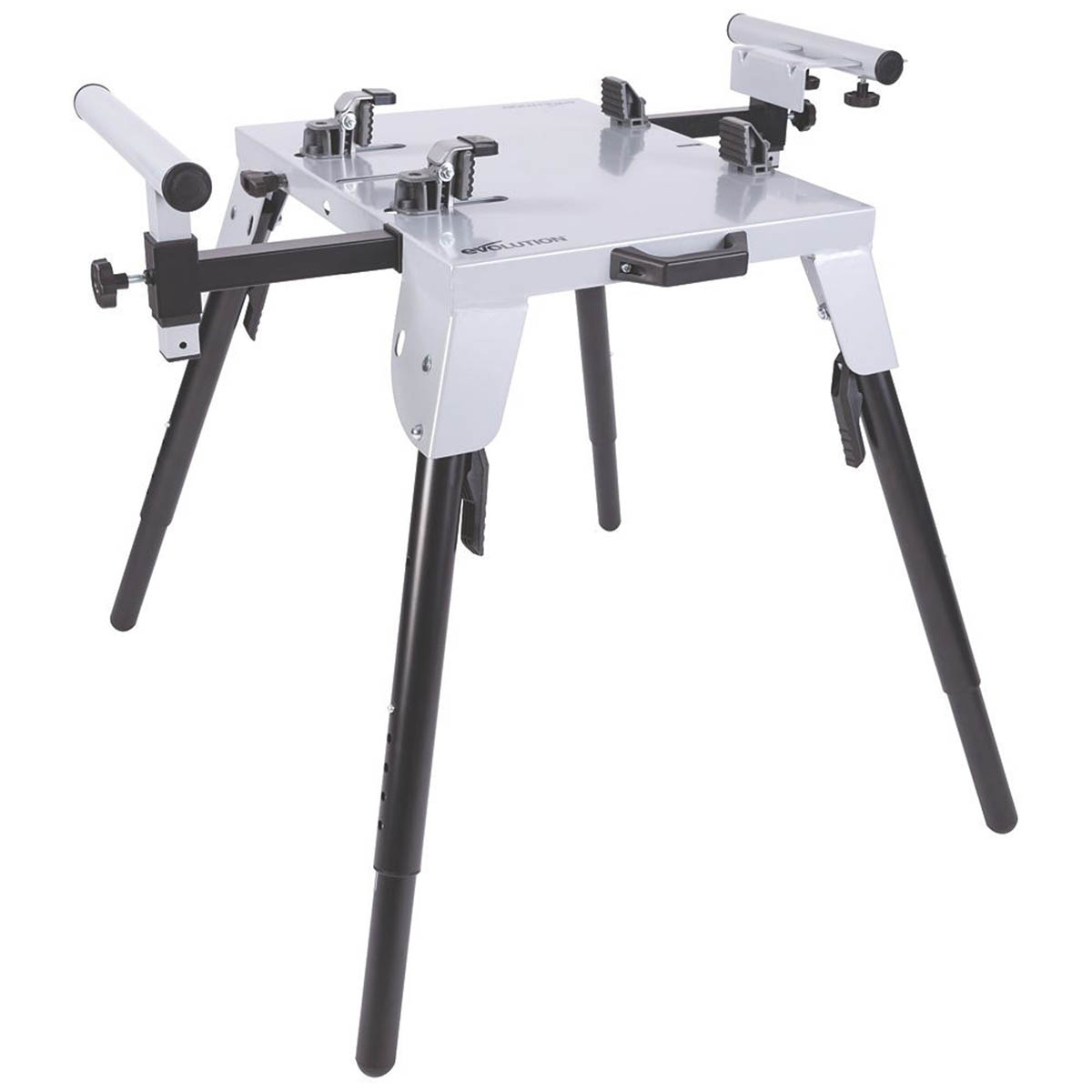 Evolution Chop Saw Stand Universal 225kg Max. Load Capacity Adjustable Height - Image 1