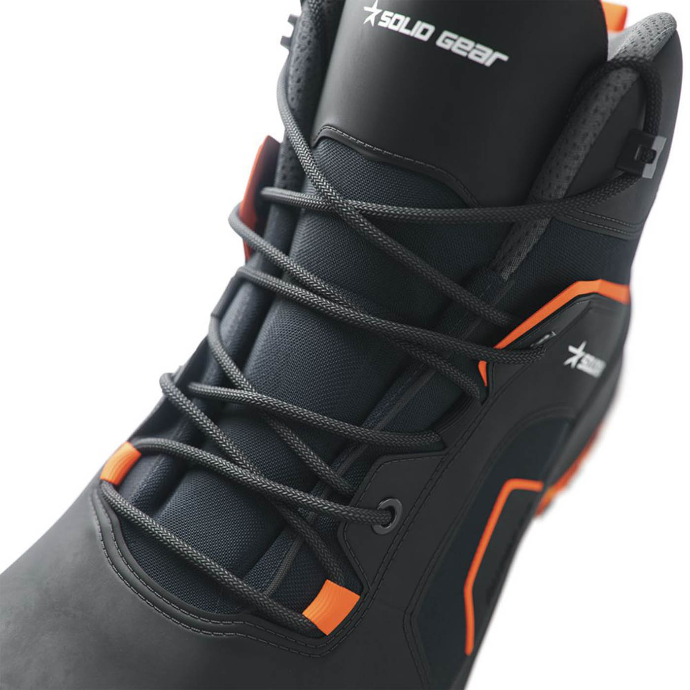 Solid Gear Falcon 2 Mid Size 10 Black Water-Resistant Safety Boots - Image 4