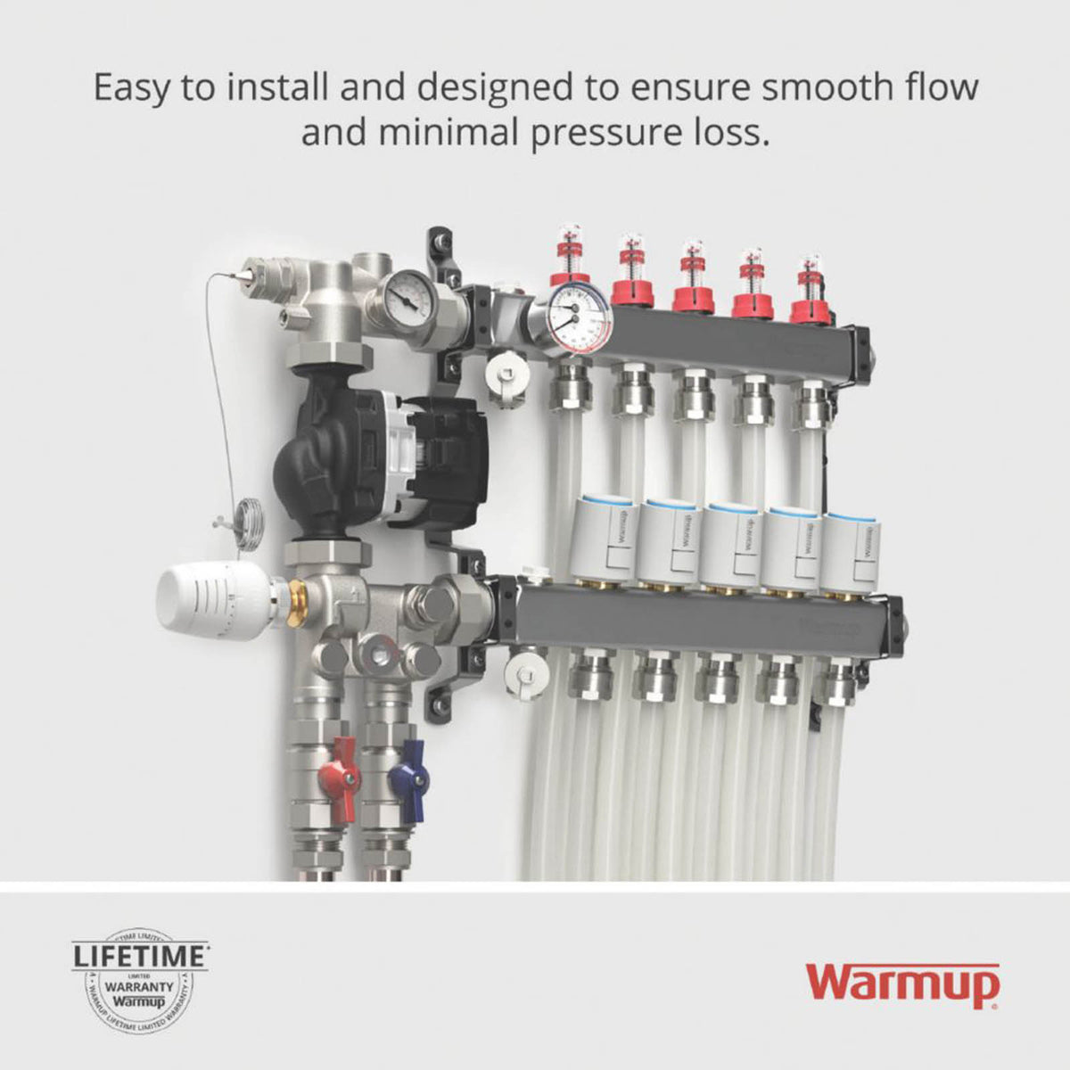Warmup Pipe Compression Press-Fit Push-Fit 16mm x 60m Underfloor Heating - Image 5
