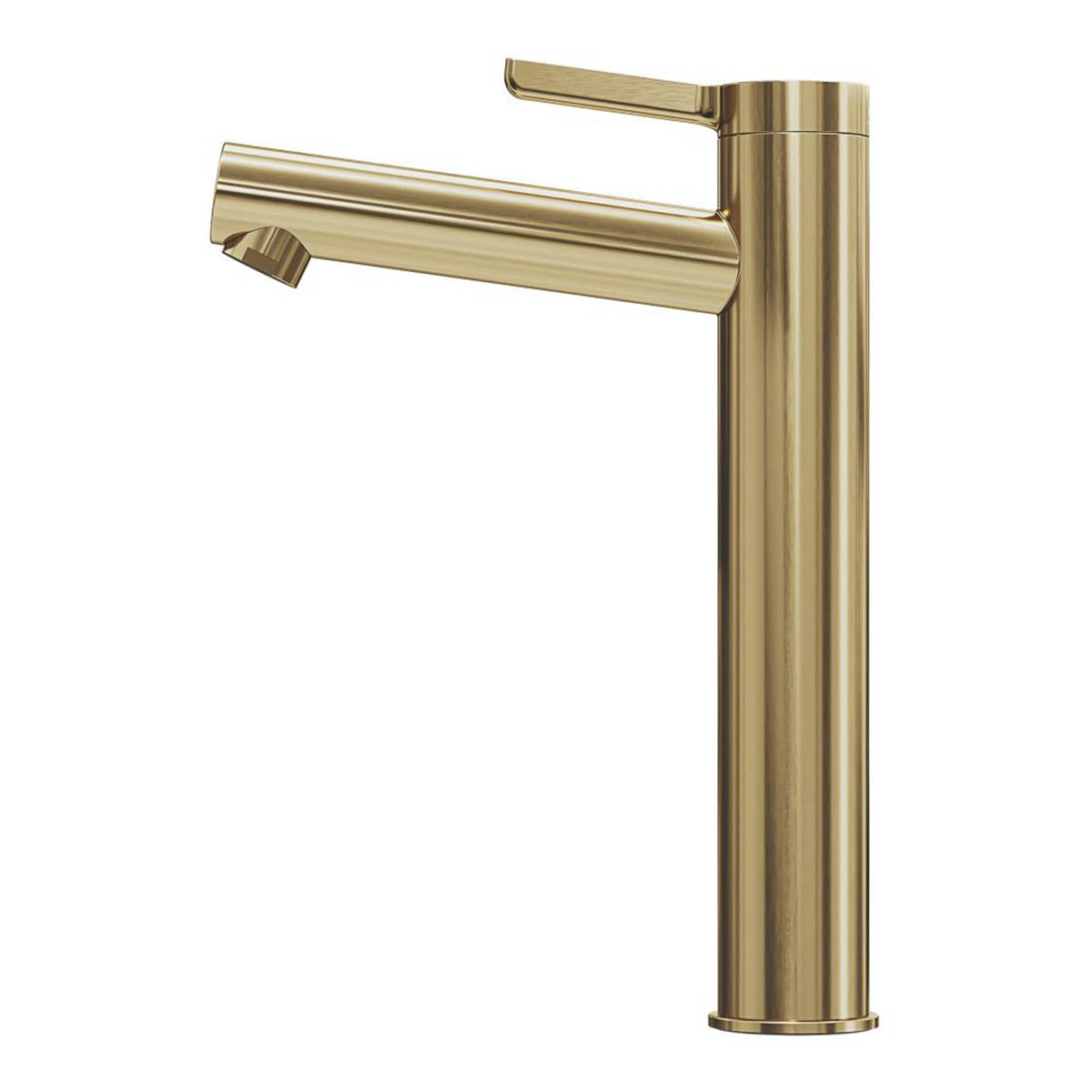 Swirl Bathroom Basin Tap Mono Mixer Brass Tall Single Lever Modern Faucet - Image 2