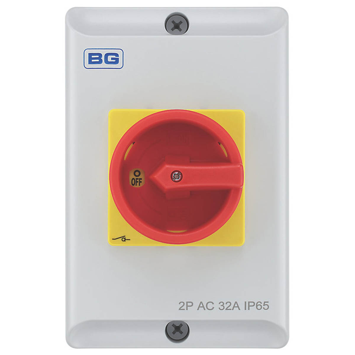 British Dimmer Isolator Rotary Switch CPRSD232 32A 2 Pole IP65 Weatherproof - Image 2