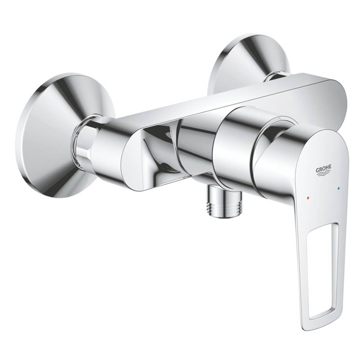 Grohe Shower Mixer Valve Exposed Chrome Single Lever Brass Modern Bathroom - Image 1