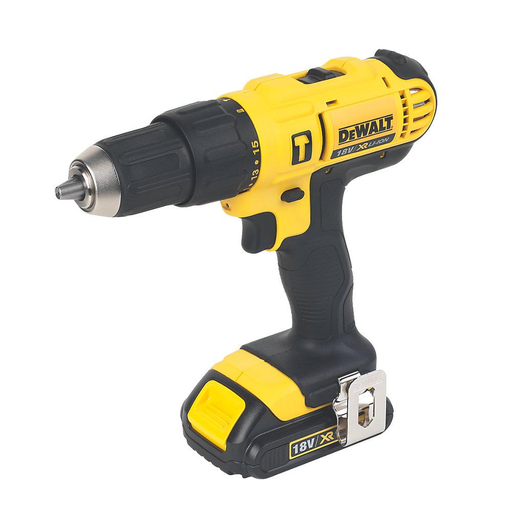 DeWalt Combi Drill Cordless DCD776S2T-GB Keyless Chuck 18V 2 x 1.5Ah Batteries - Image 1