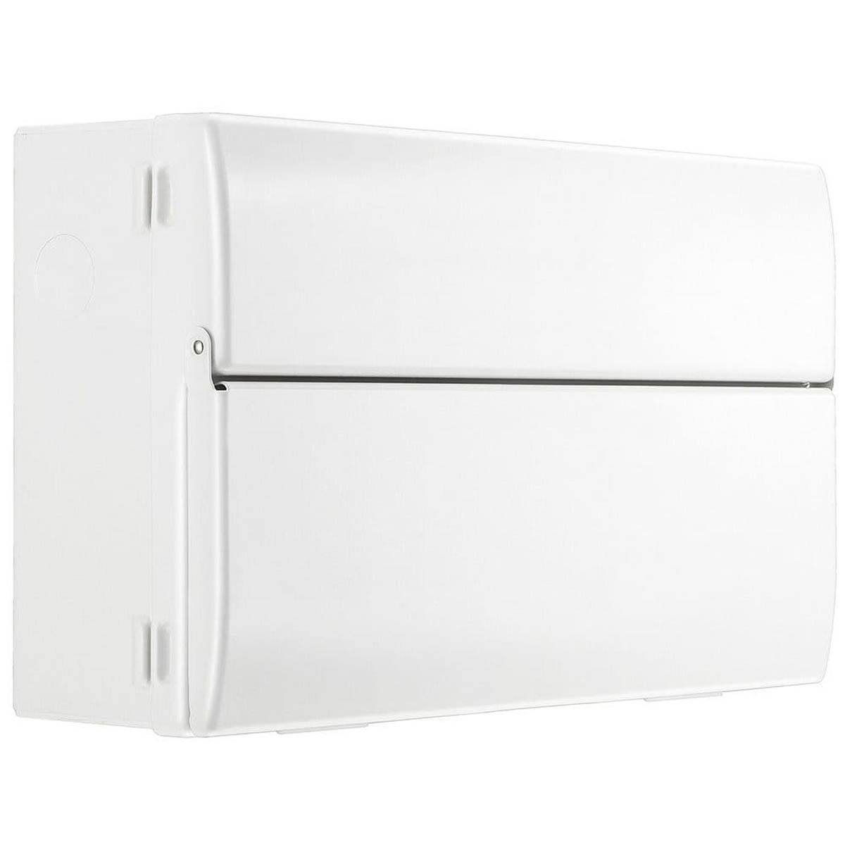 BG Consumer Unit 8 Way Dual RCD Populated 2 x 100A With SPD + 8 MCB Modern White - Image 1