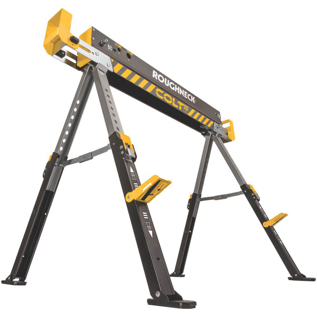 Roughneck Work Bench Sawhorse Colt 600E Heavy Duty Height-Adjustable 895mm - Image 2