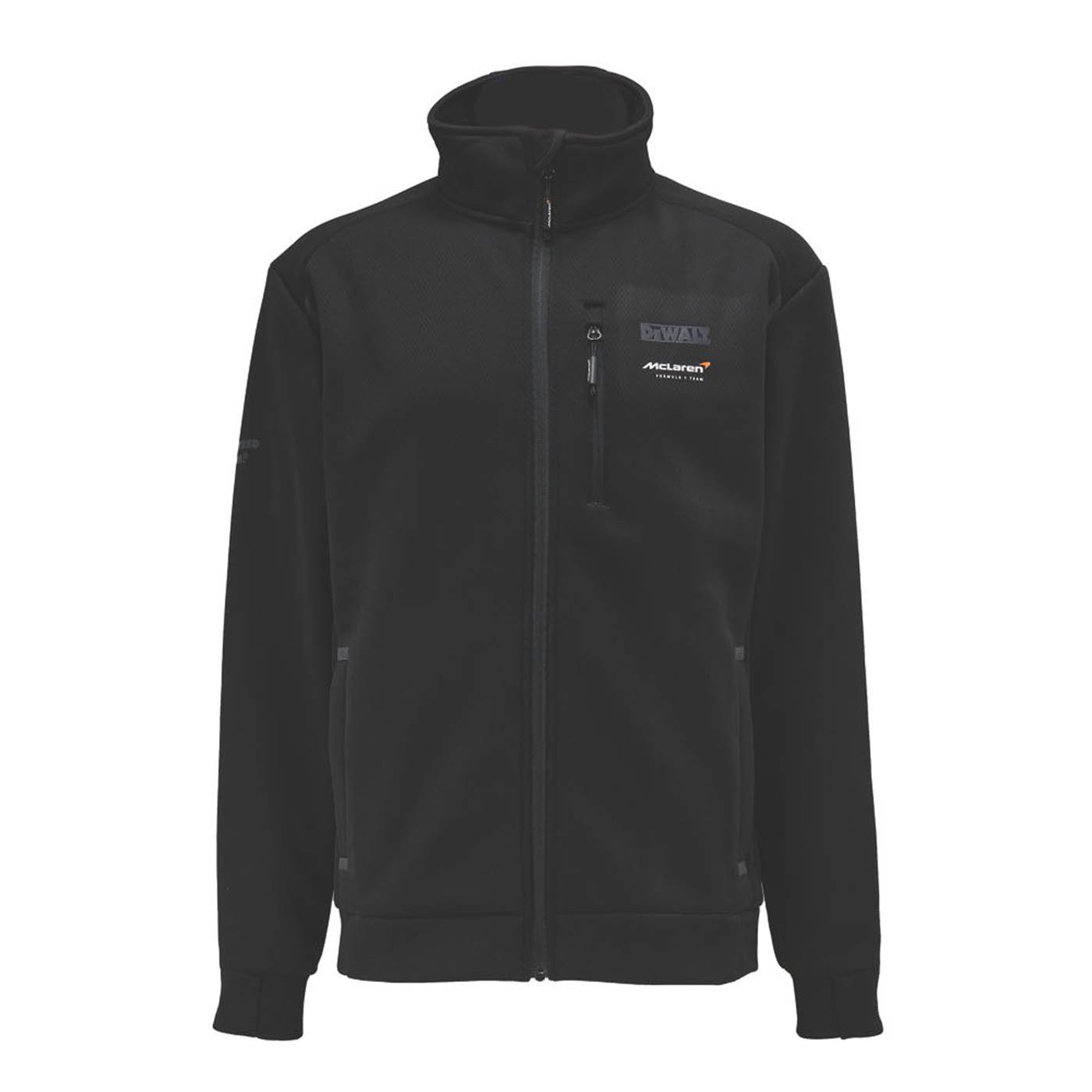 DEWALT Softshell Jacket McLaren F1 Team Pitstop Black Medium 39-41" Chest - Image 2