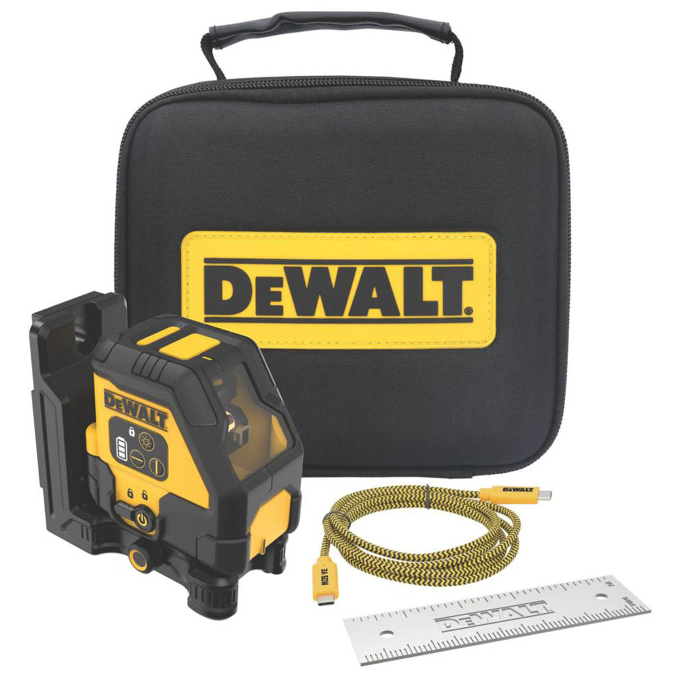 DeWalt Laser Level DCLE14201RB-XJ Red Self Levelling Cross Line Measure Tool - Image 1