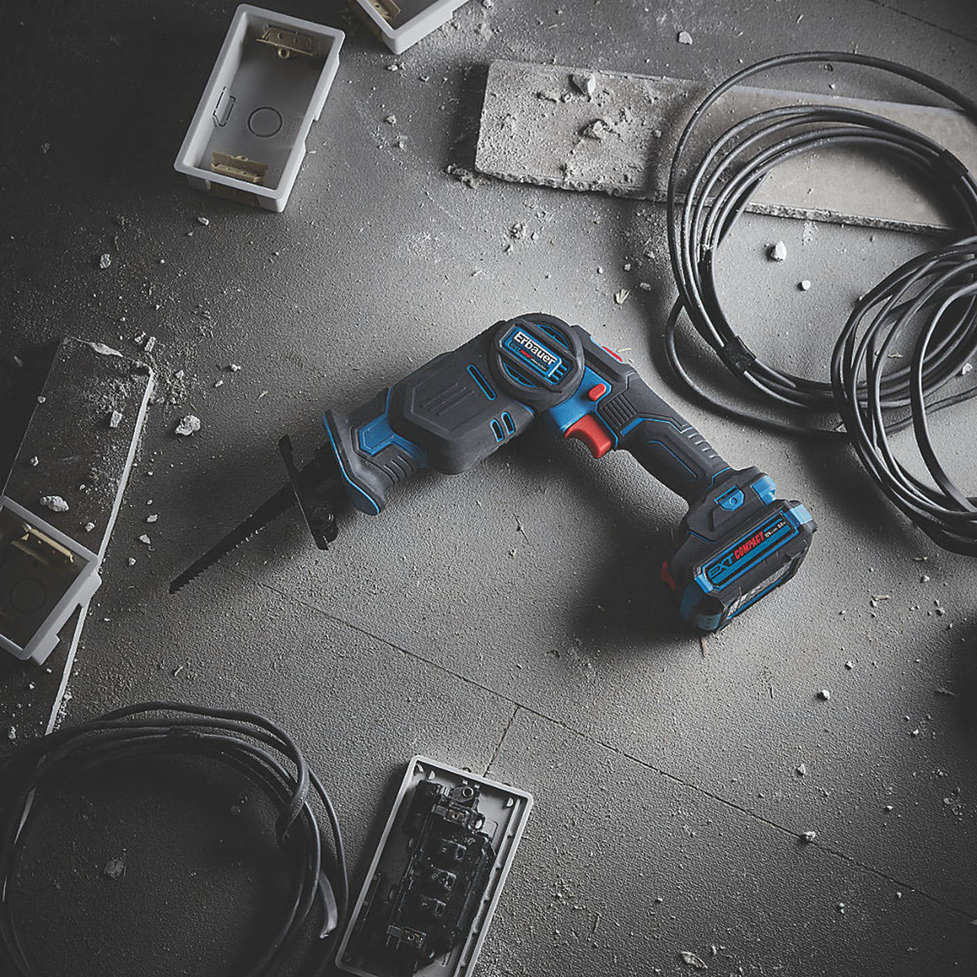 Erbauer Reciprocating Saw Cordless 12V Li-Ion ERS12-Li Lightweight Body Only - Image 2