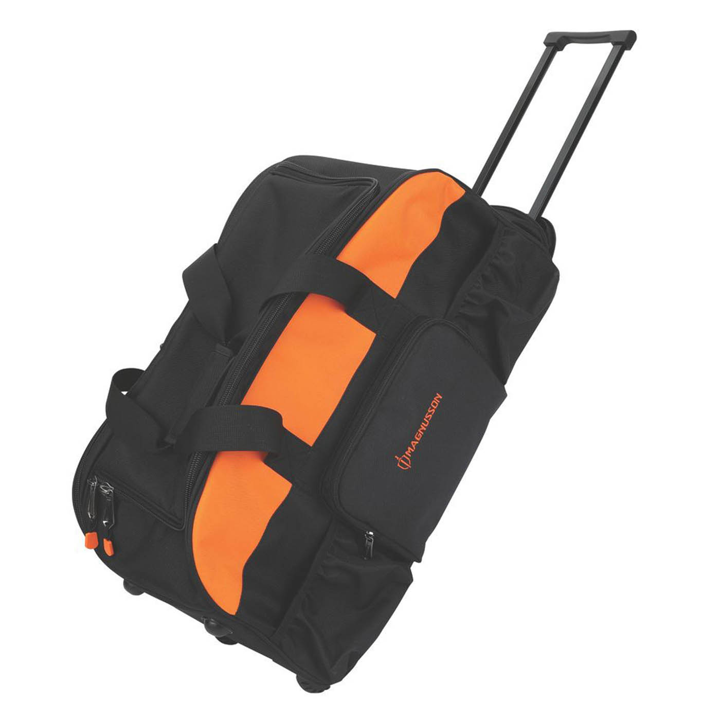Magnusson Tool Bag Extendable Handle Wheels Heavy Duty Water Resistant 27in - Image 1