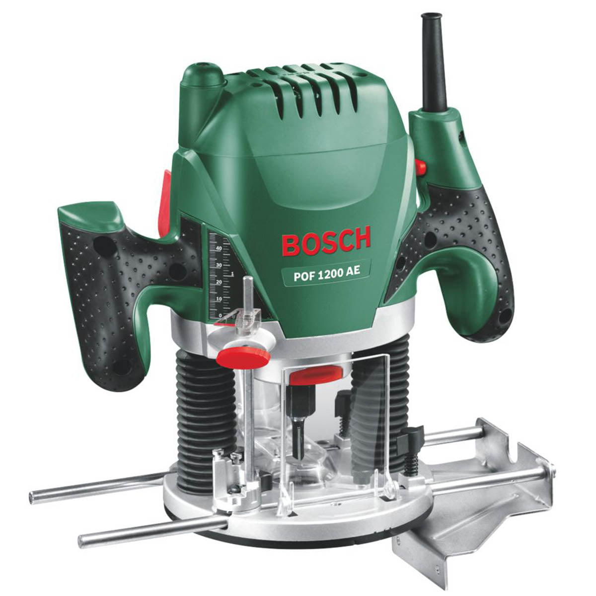 Bosch Plunge Router Electric POF1200AE Compact Woodworking Cutter 1200W - Image 1