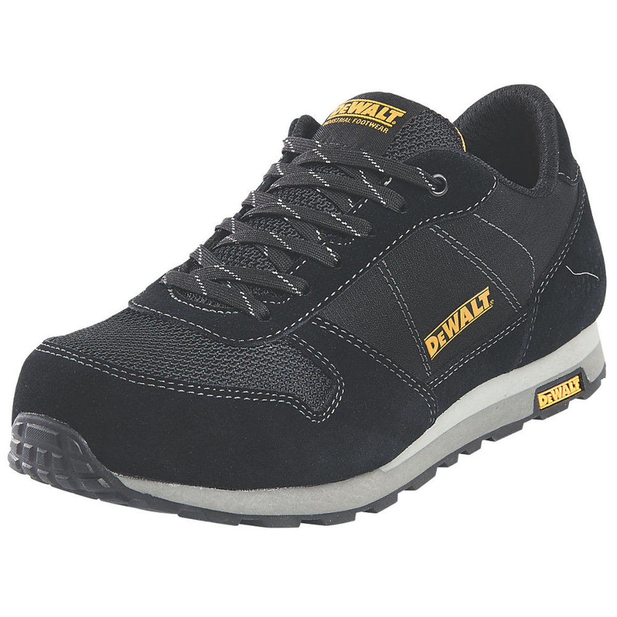 DeWalt Safety Trainers Mens Standard Fit Black Work Boots Steel Toe Size 10 - Image 1