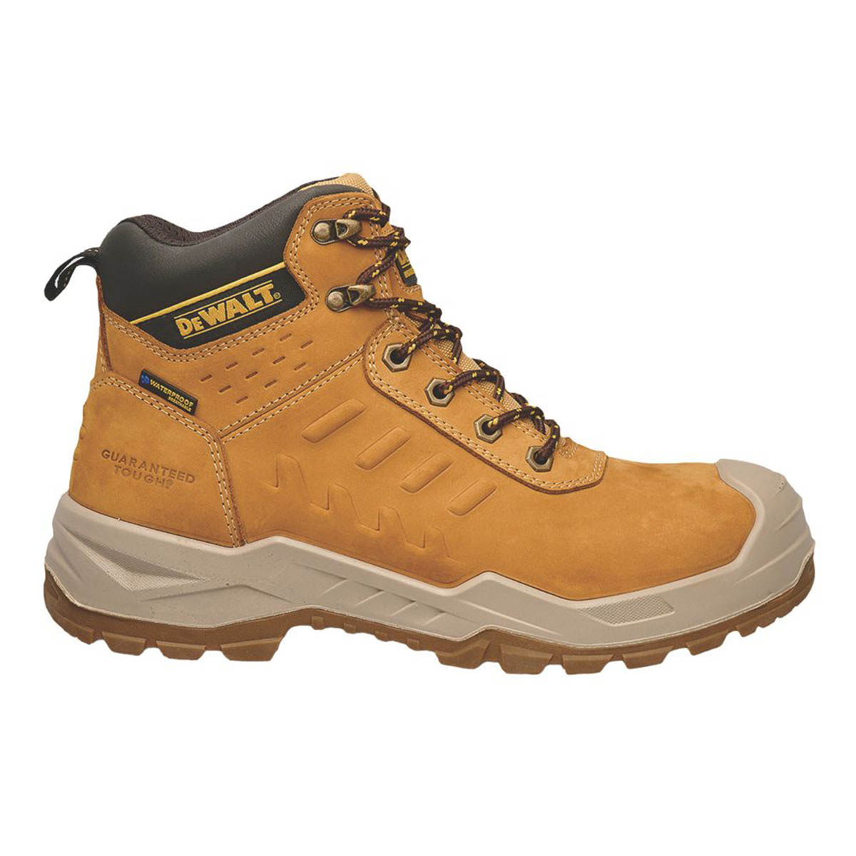 DeWalt Safety Boots Mens Safety Wheat Leather Waterproof Steel Toe Size 9 - Image 2