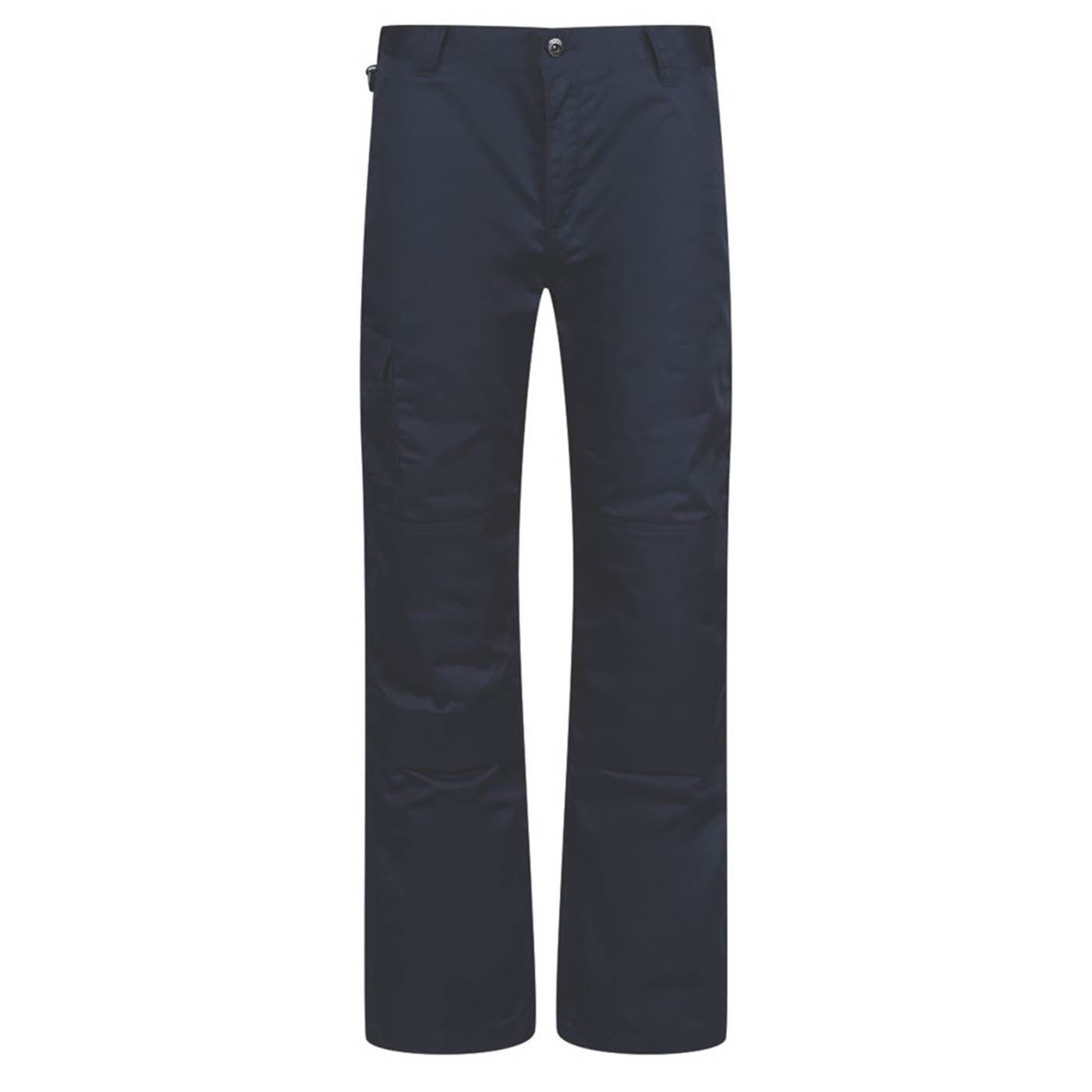 Regatta Mens Work Trousers Cargo 5 Pockets Navy Water Repellent 30" W 31" L - Image 1