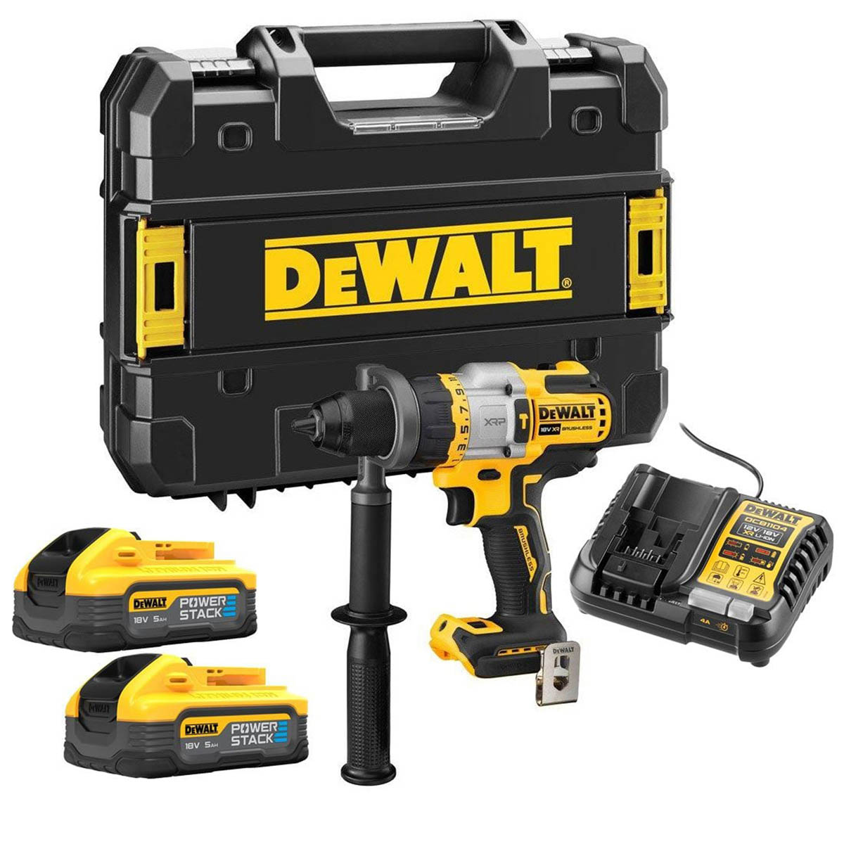DeWalt Hammer Drill Driver Cordless 18V 2x5Ah Li-Ion DCD999H2T Brushless - Image 1