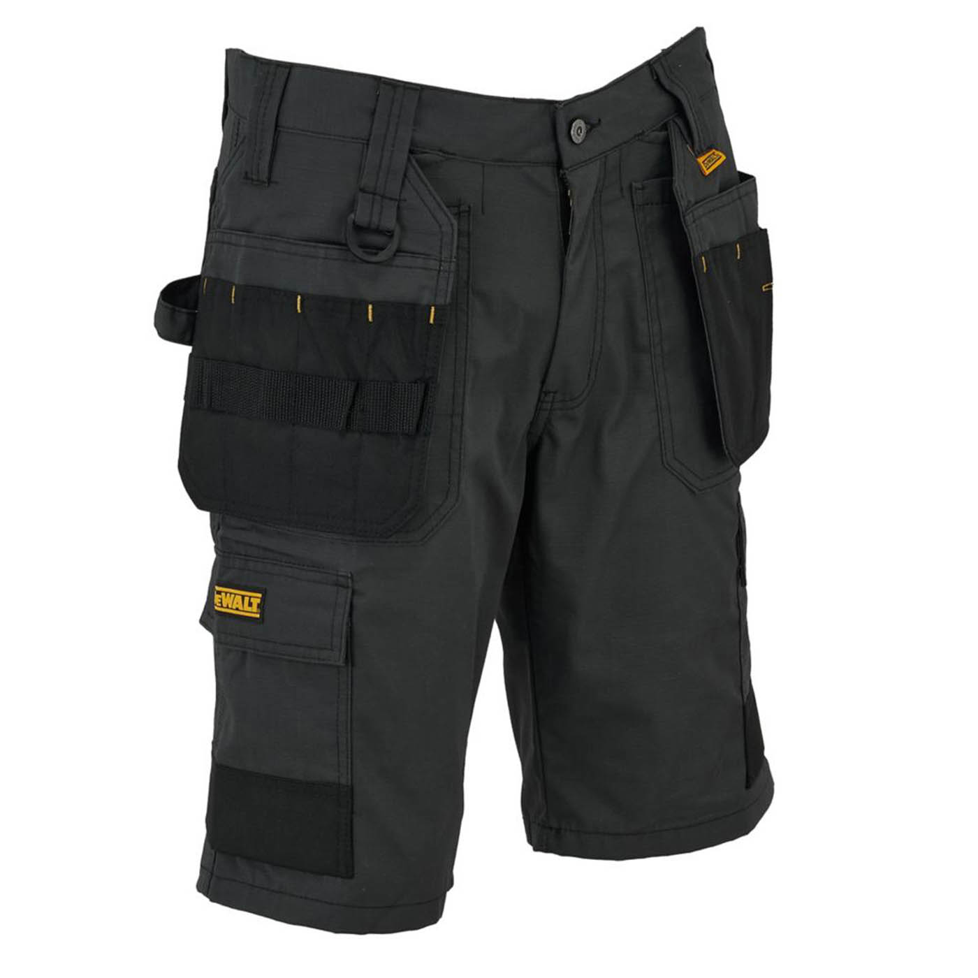 DEWALT Cheverley Stretch Work Shorts Grey 32" W - Image 1