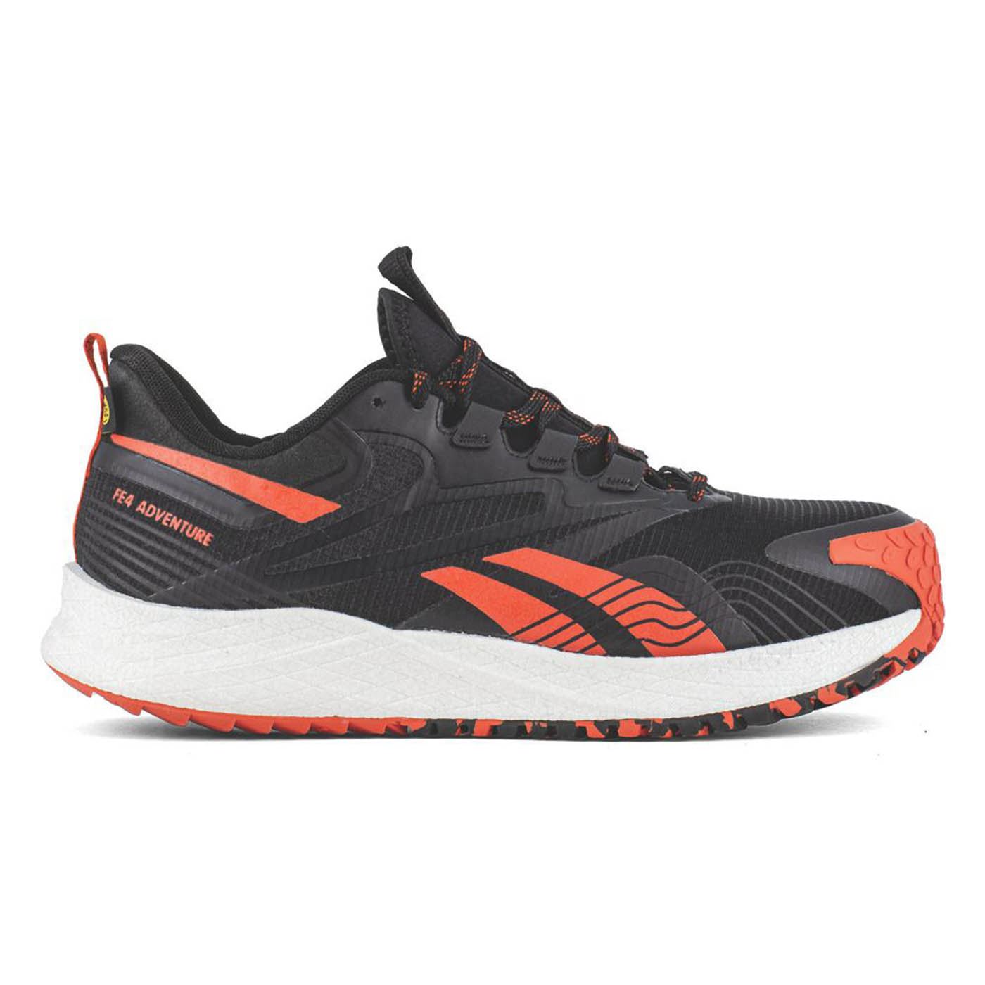 Reebok FE4 Adventure Size 10 Black / Orange Water-Resistant Safety Trainers - Image 2