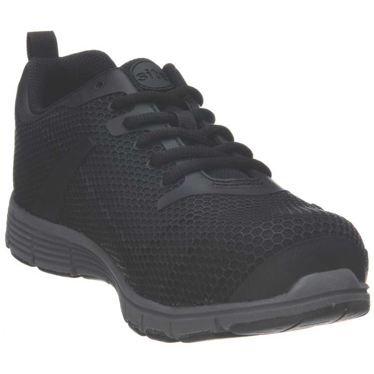 Site Safety Trainers Mens Wide Fit Black Synthetic Steel Toe Breathable Size 10 - Image 1