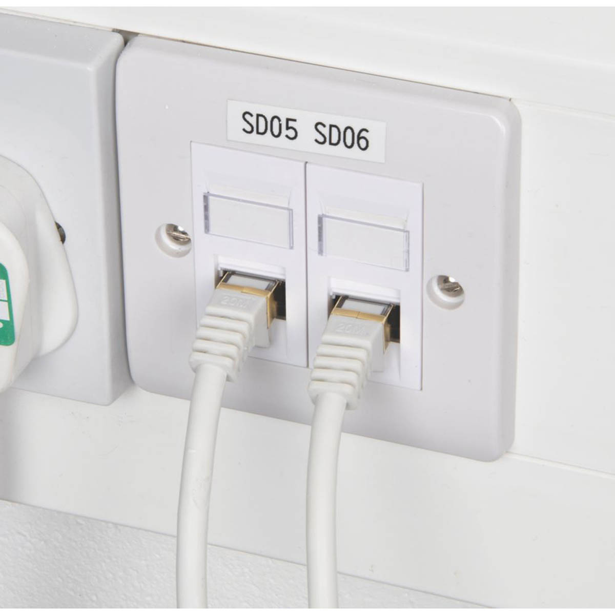 Labgear Cat 7 Ethernet Cable Patch Lead White Shielded RJ45 Copper Plated 20m - Image 3