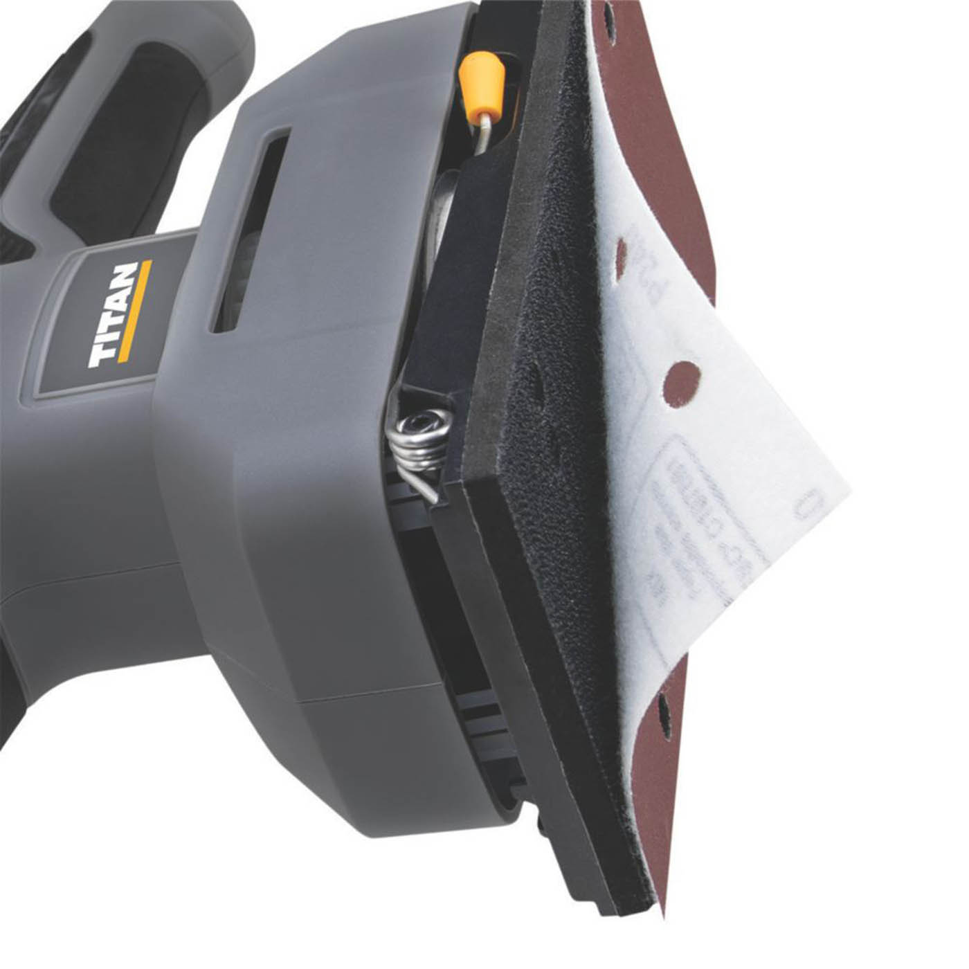 Titan Sander Electric TTB889SDR_A 1/3 Sheet Lightweight Soft Grip Handle 200W - Image 2