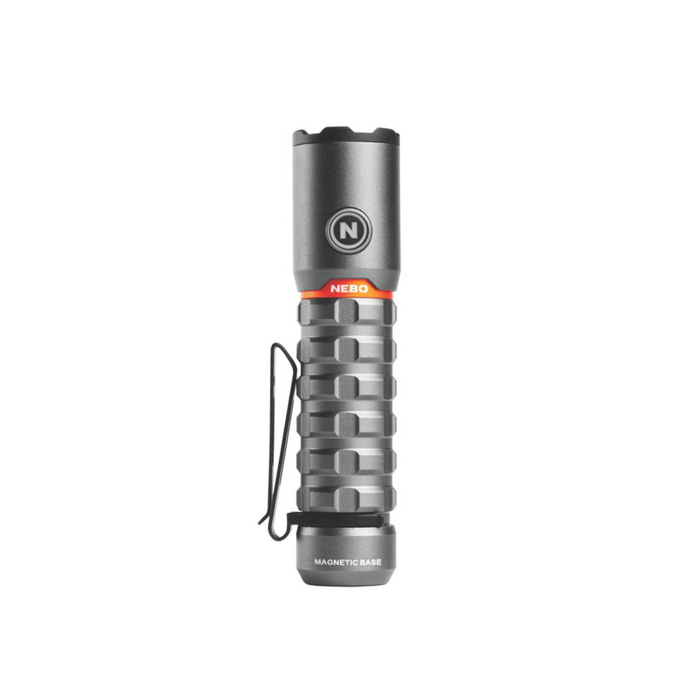 Nebo LED Work Torch Flashlight Grey 2000lm Rechargeable Aluminium Compact - Image 2