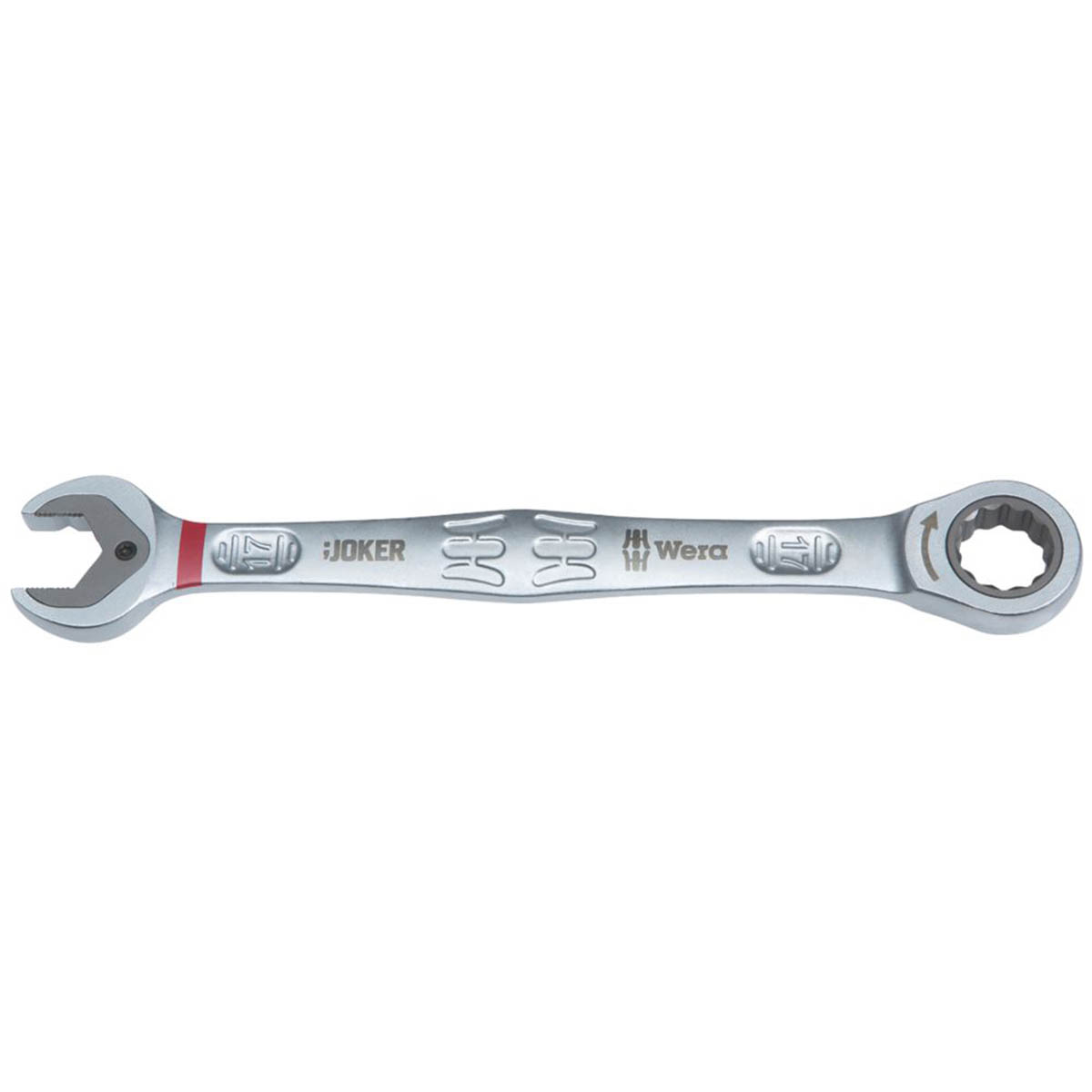 Wera Ratchet Spanner Combination Chrome Molybdenum Steel Twin Ended 17mm - Image 1