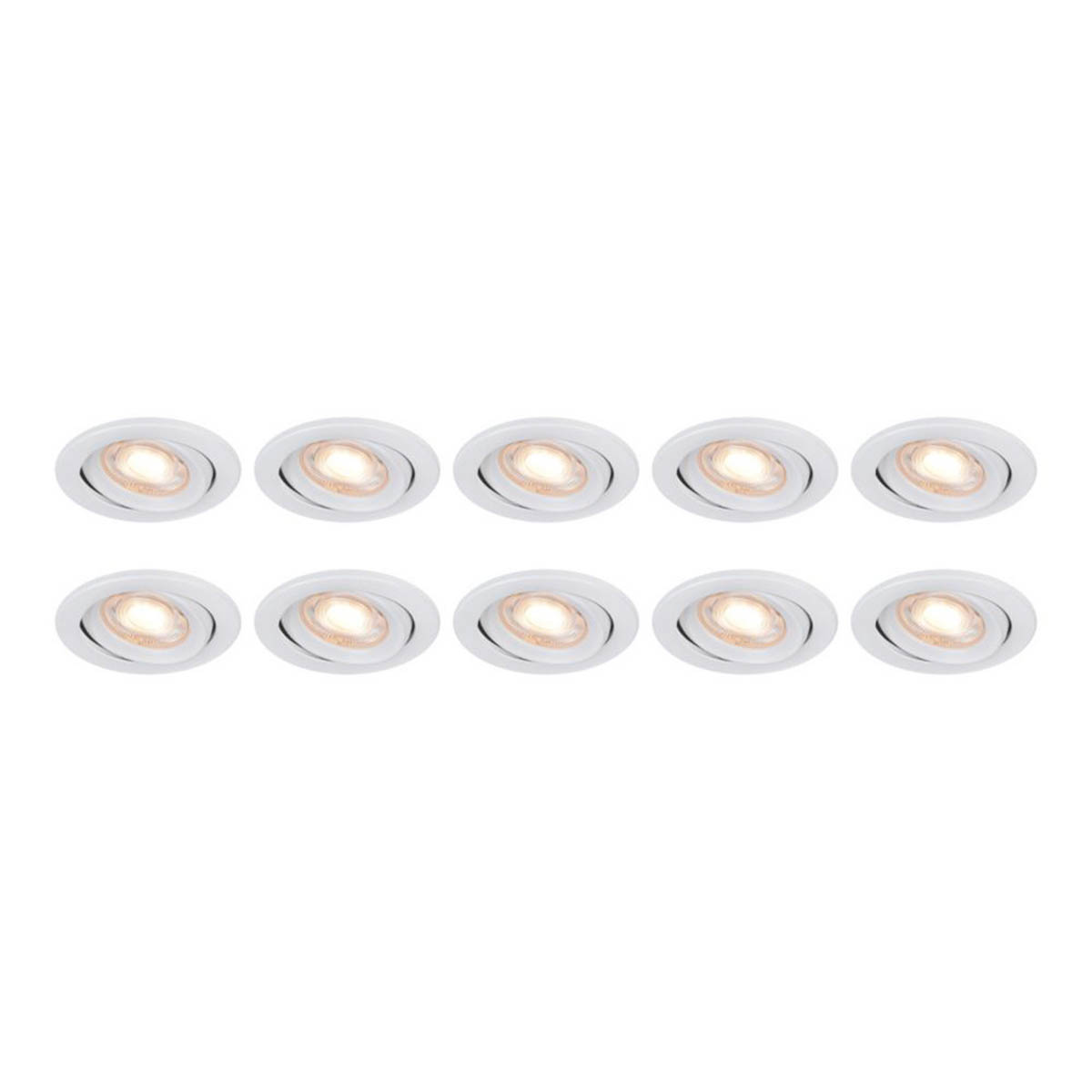 LAP LED Downlights Variable White Tilt Adjustable Dimmable 4W 420lm 10 Pack - Image 7