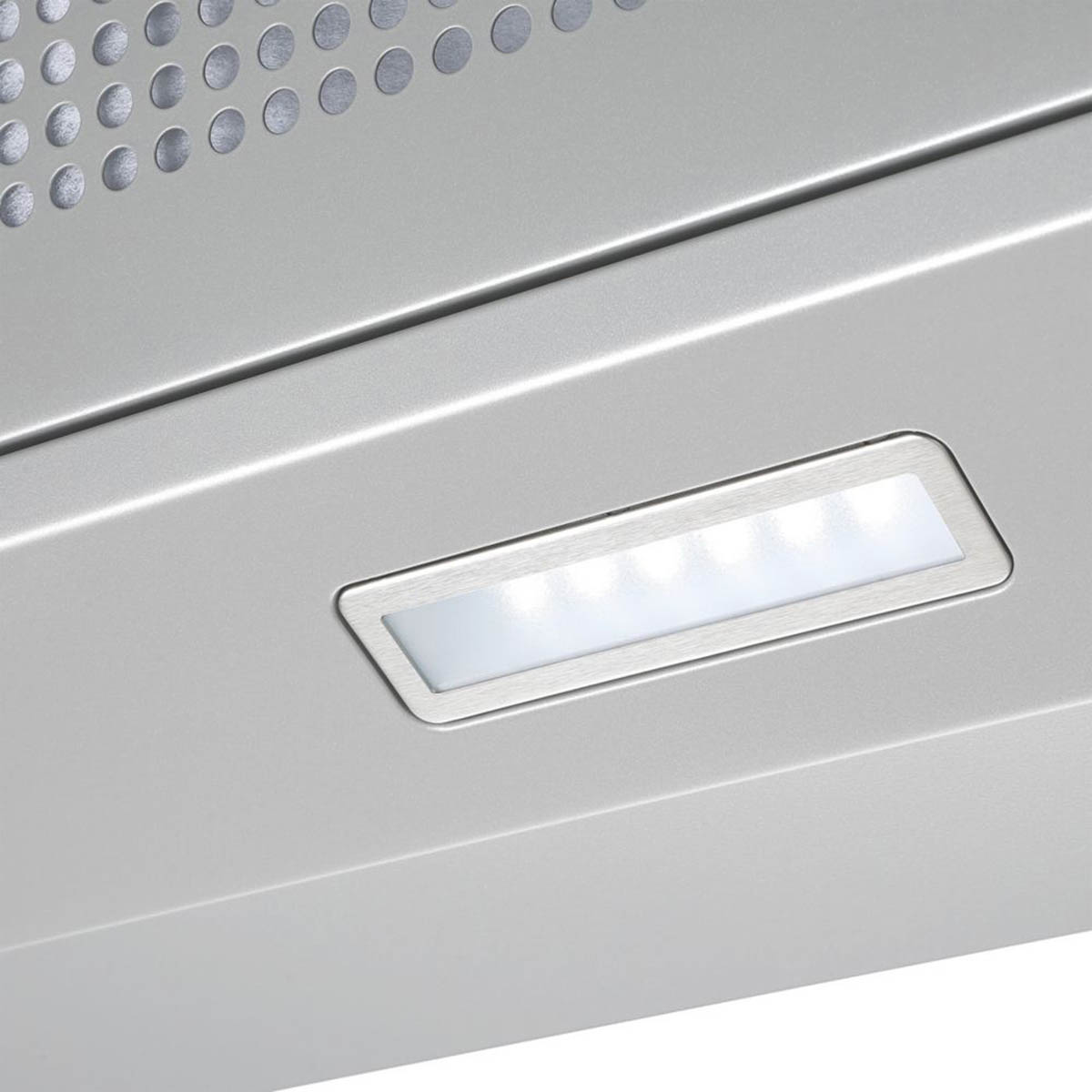 Cooker Hood Integrated Stainless Steel Built In 2 Speed Push-Button 590mm - Image 4