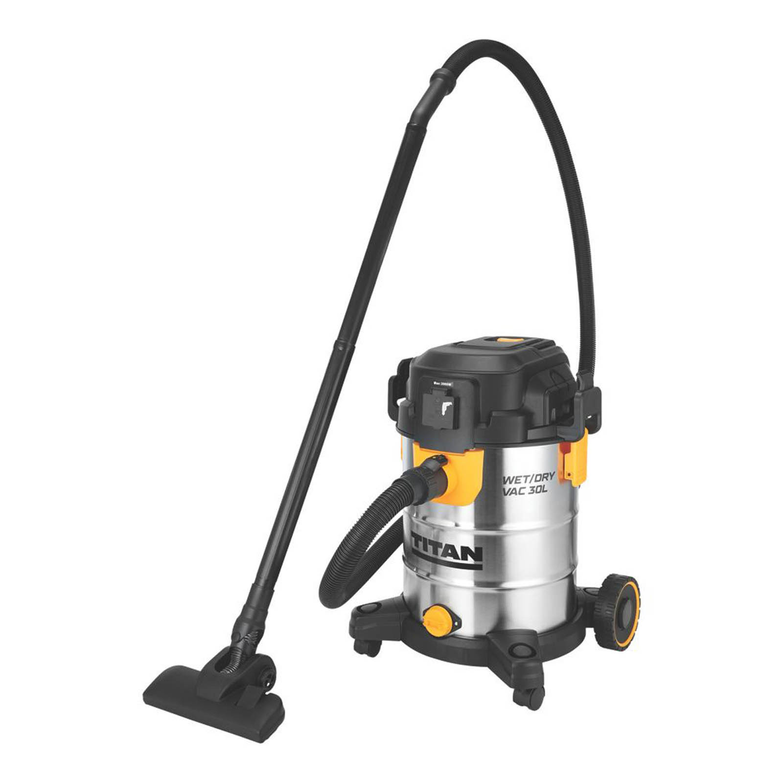 Titan TTB1351VAC 1400W 30Ltr Wet & Dry Vacuum 220-240V - Image 1