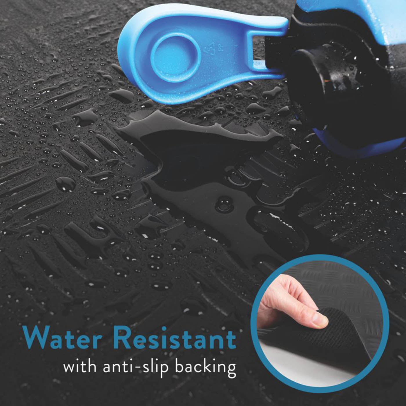 Car Mat Co. Rubber Floor Mats Set Fiat Fiorino 2008 on Waterproof 2 Piece - Image 5